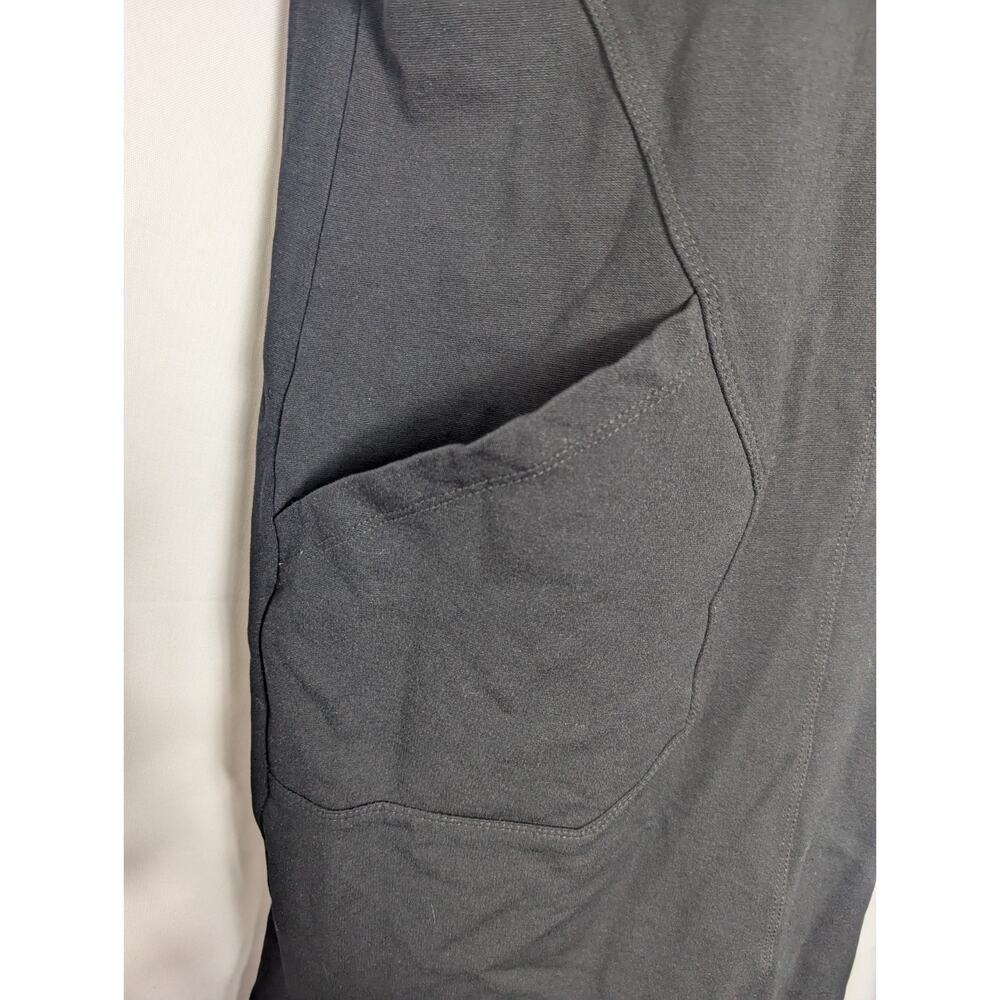 Brigitte Brianna Gia Dress Black Sheath Double Ponte Knit Sexy Modest Pockets M - Picture 5 of 7